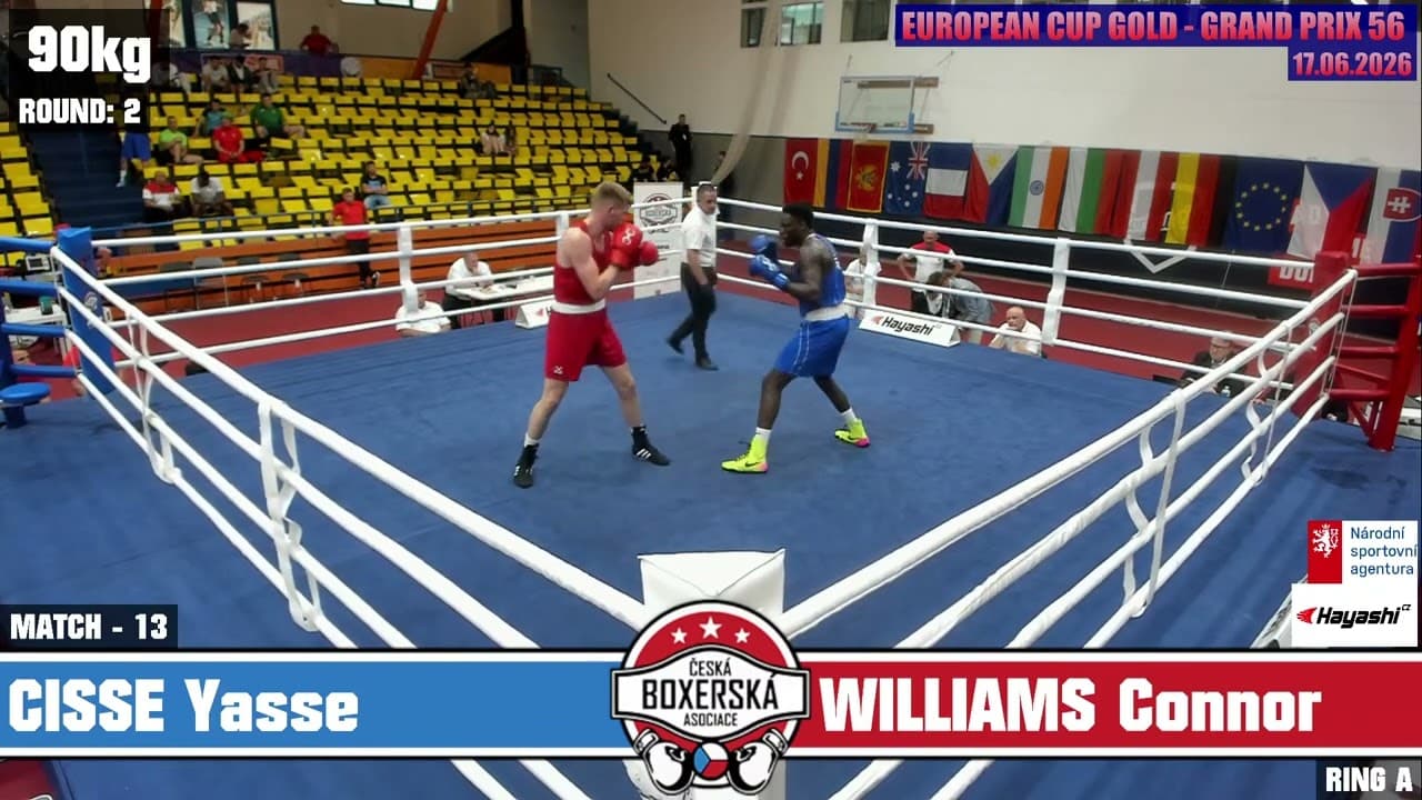 Connor Williams (WAL) vs. Yasse Cisse (GER) Grand Prix ΓstΓ nad Labem 2026 (90kg)