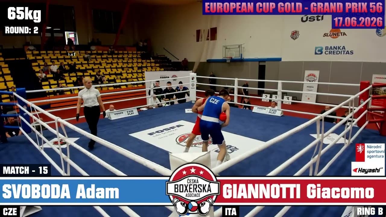 Giacomo Giannotti (ITA) vs. Adam Svoboda (CZE) Grand Prix Ústí nad Labem 2026 (65kg)