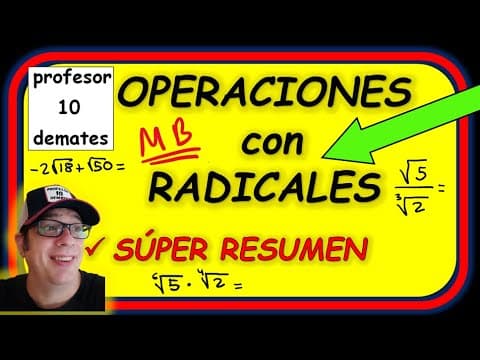 RADICALES EJERCICIOS RESUELTOS RAÍCES