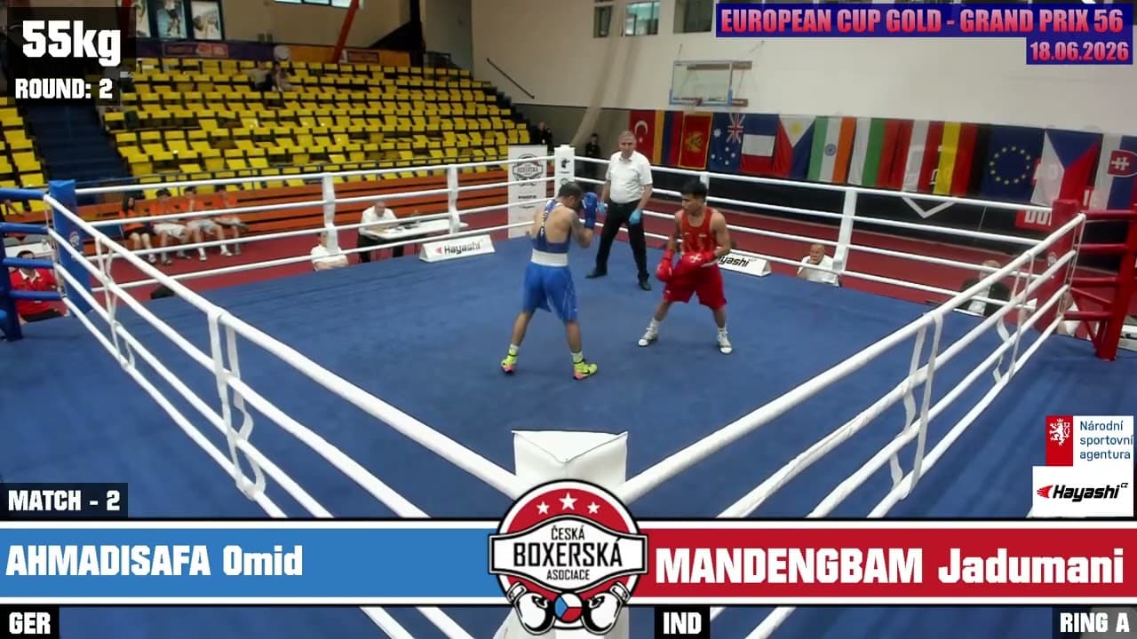 Jadumani Singh (IND) vs. Omid Ahmadisafa (GER) Grand Prix Ústí nad Labem 2026 (55kg)
