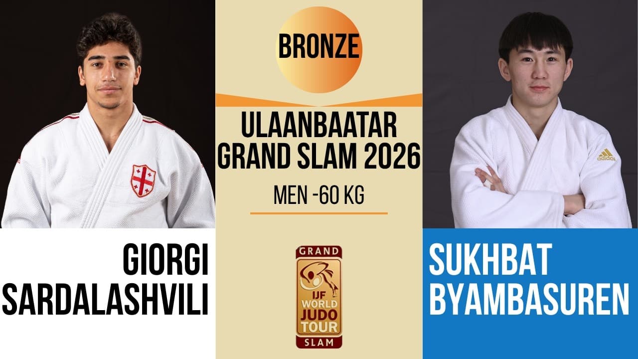 Giorgi SARDALASHVILI VS Sukhbat BYAMBASUREN | Ulaanbaatar Grand Slam 2026 | BRONZE -60 kg