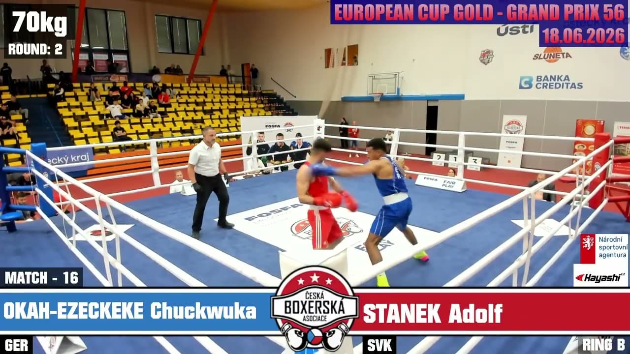 Adolf Staněk (SVK) vs. Chukwuka Okoh-Ezeokeke (GER) Grand Prix Ústí nad Labem 2026 QF's (70kg)