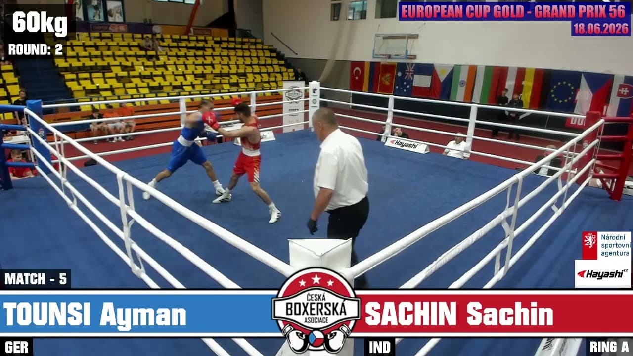 Sachin Siwach (IND) vs. Ayman Tounsi (GER) Grand Prix Ústí nad Labem 2026 QF's (60kg)