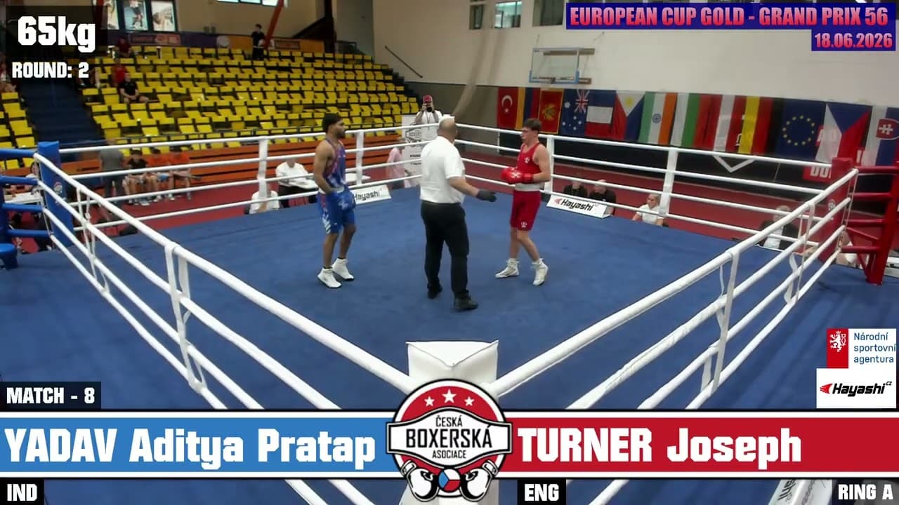 Joe Turner (ENG) vs. Aditya Yadav (IND) Grand Prix Ústí nad Labem 2026 QF's (65kg)