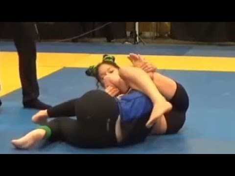girl vs girl bjj 2026: ashlee funegra submission by rear triangle choke