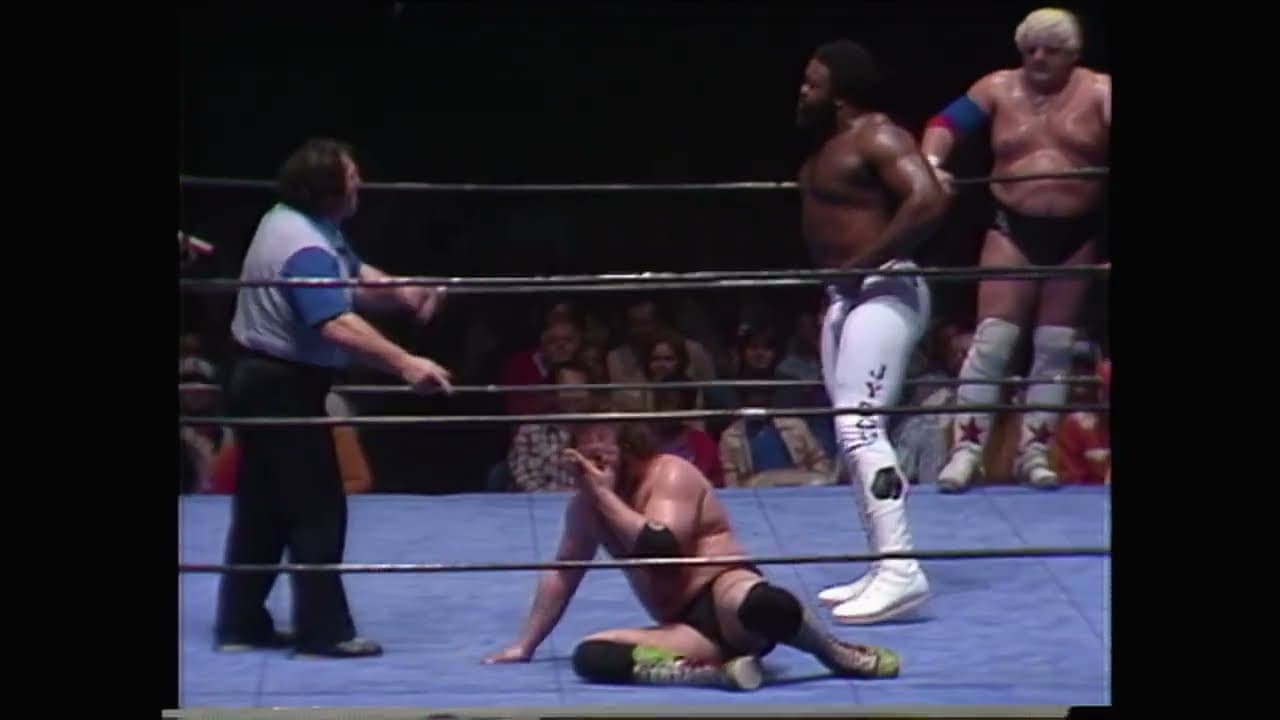Houston Wrestling - Dusty Rhodes/Junkyard Dog vs Ted DiBiase/Matt Borne 02 11 1983