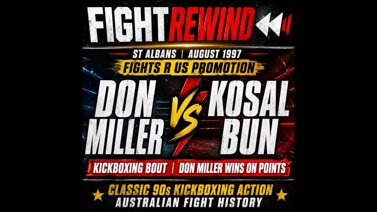 🥊 DON MILLER vs KOSAL BUN | FIGHTS R US | ST ALBANS 1997 🥊