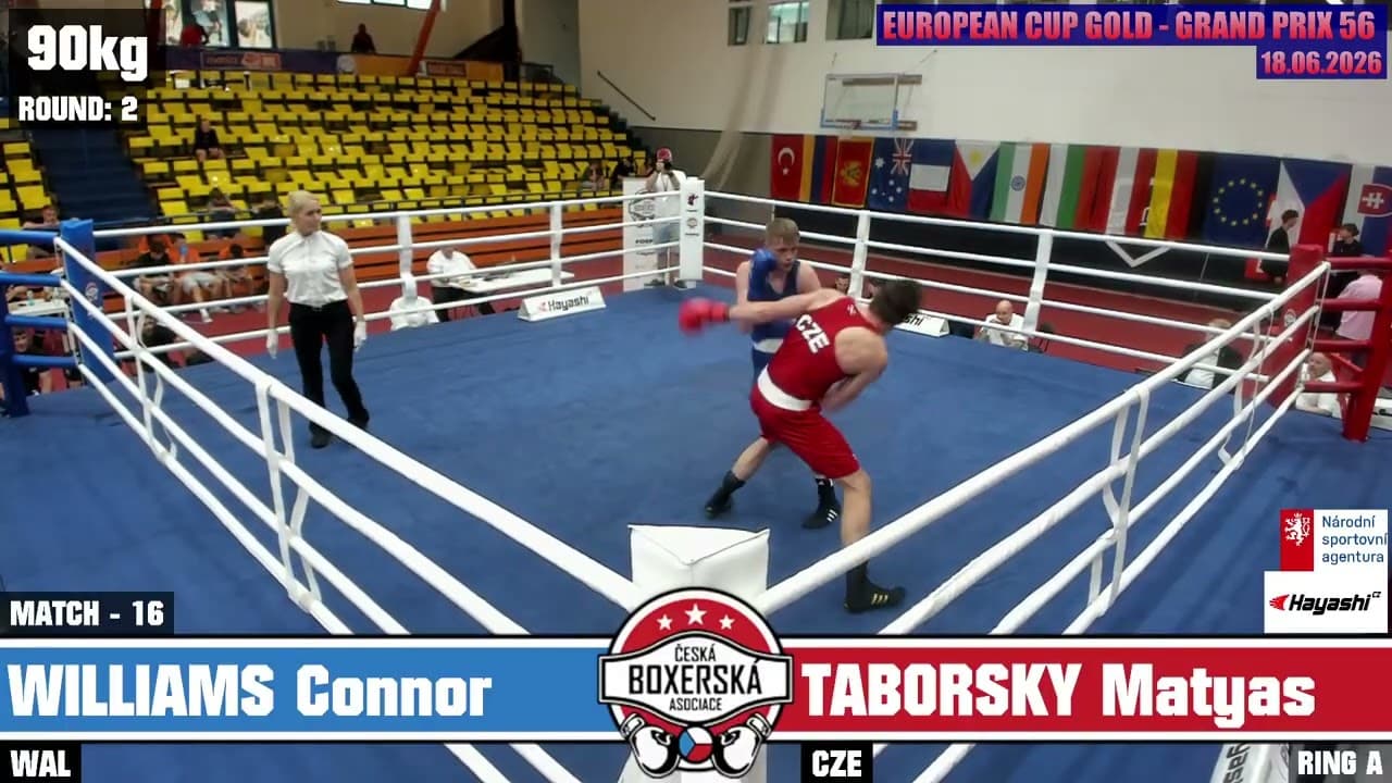 Connor Williams (WAL) vs. Matyáš Táborský (CZE) Grand Prix Ústí nad Labem 2026 QF's (90kg)