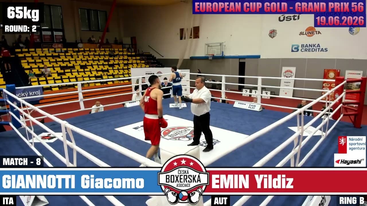 Giacomo Giannotti (ITA) vs. Emin Yildiz (AUT) Grand Prix Ústí nad Labem 2026 SF's (65kg)