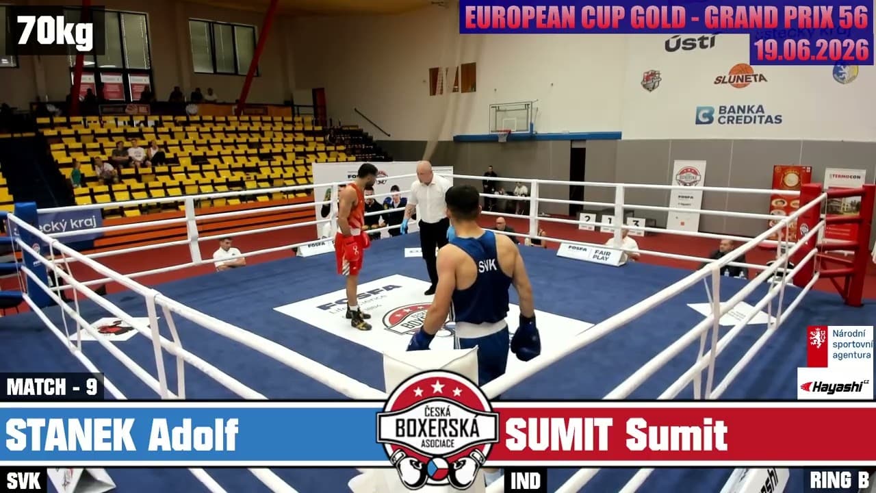 Adolf Staněk (SVK) vs. Sumit Kundu (IND) Grand Prix Ústí nad Labem 2026 SF's (70kg)