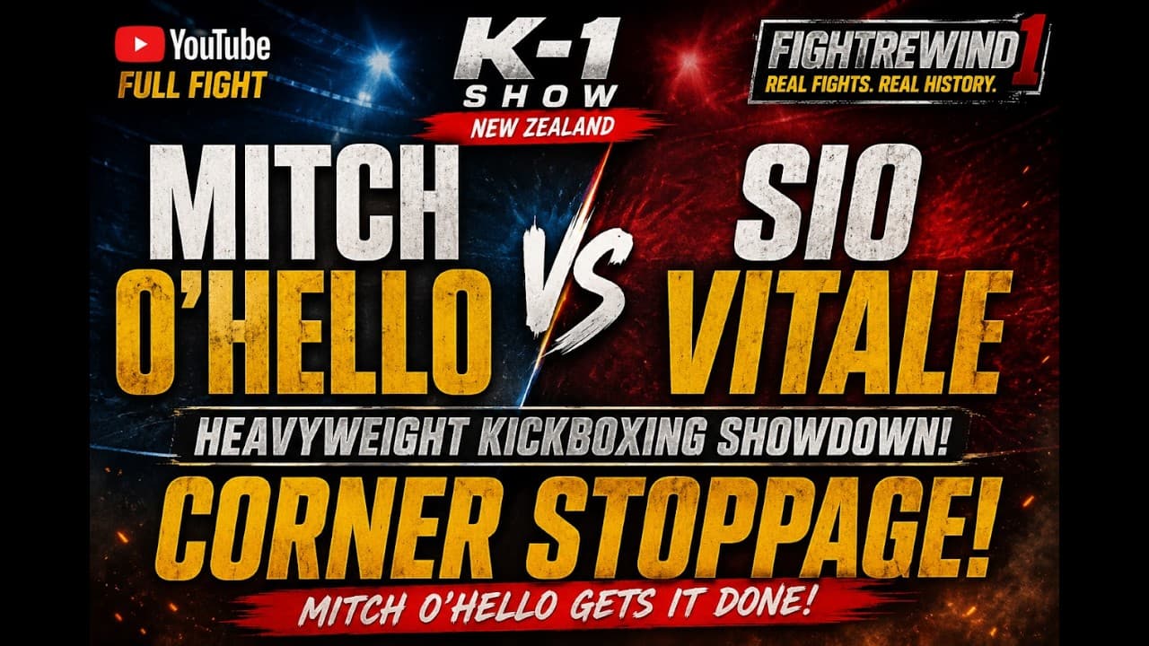 🥊 MITCH O'HELLO vs SIO VITALE  | K-1 HEAVYWEIGHT SHOWDOWN! 🥊