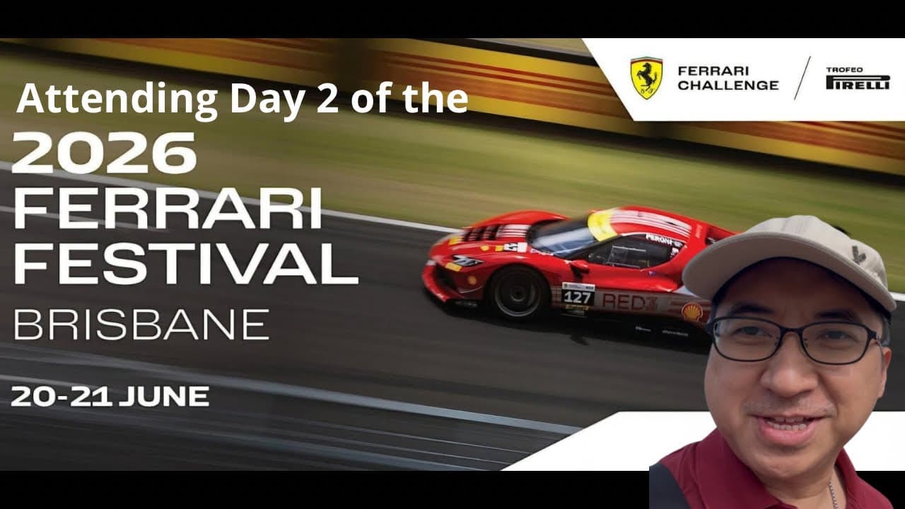 [4K] Highlights of Day 2 of 2026 Ferrari Festival at the Queensland Raceway in Brisbane, Australia