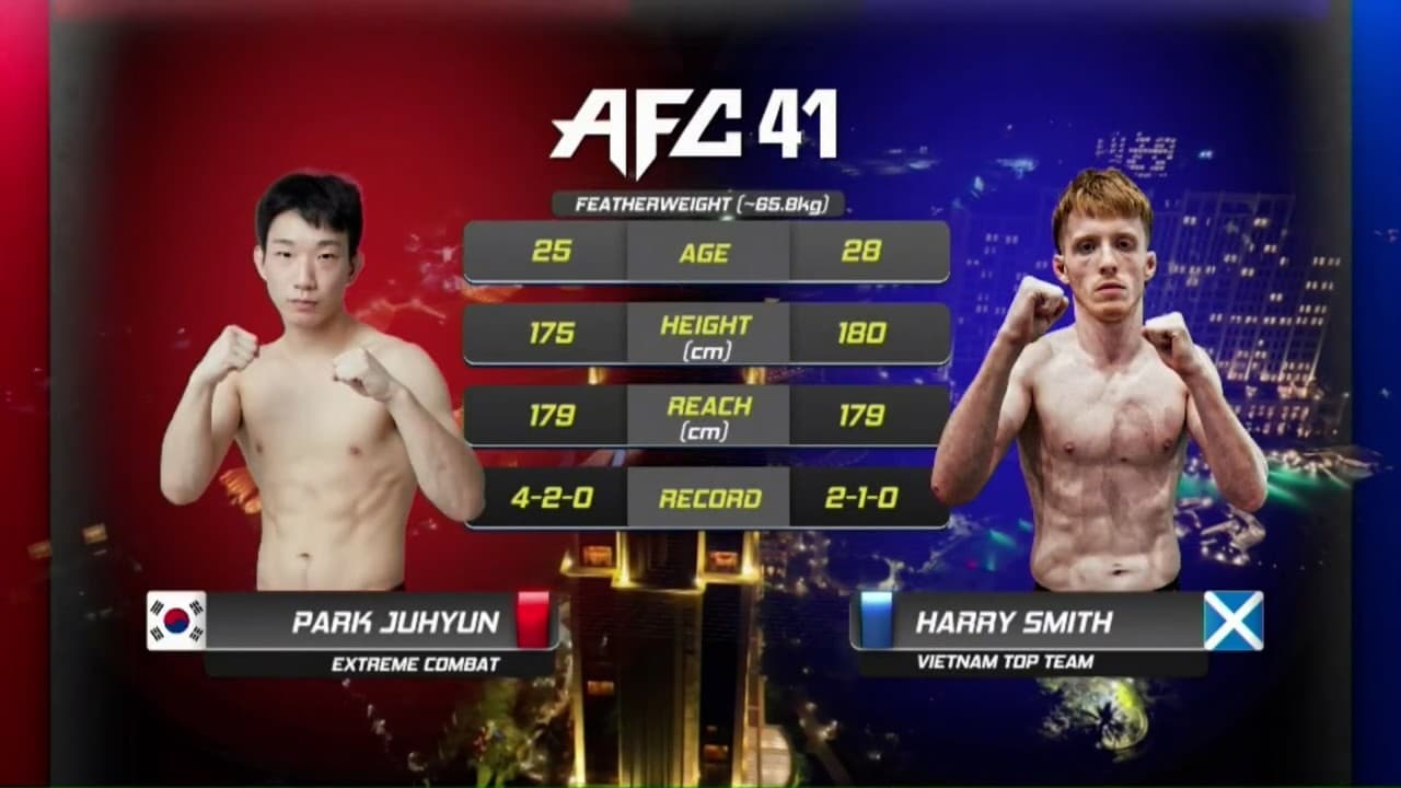 AFC41 제 2경기 -65.8kg 페더급 박주현 vs HARRY SMITH