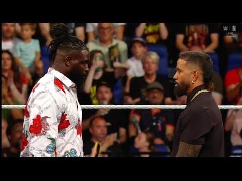 Jey Uso confronts Oba Femi _ WWE Raw 22 June 2026