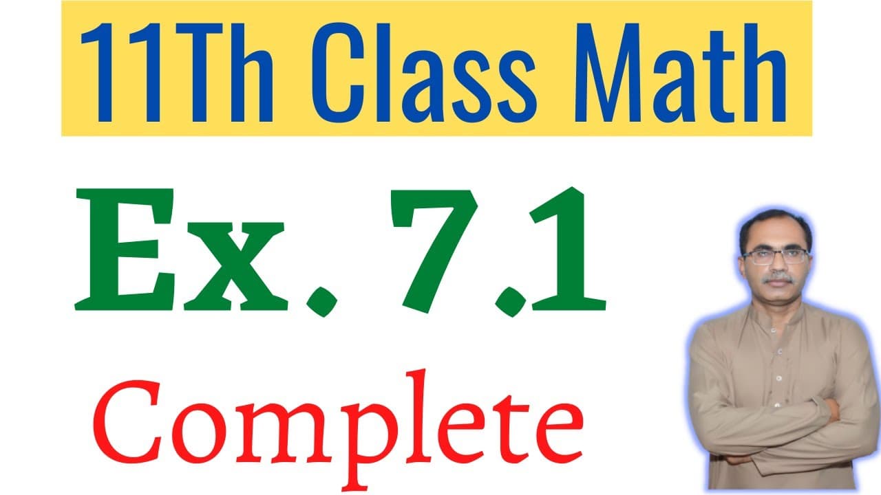 Ch 7 Class 11 Math