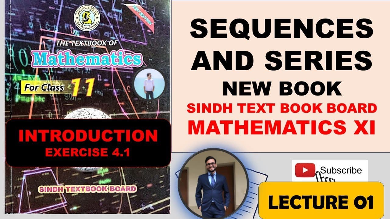 XI MATHS NEW BOOK CHAPTER 04 "SEQUENCES AND SERIES"