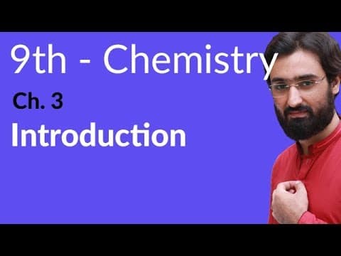9th Class  Chemistry Chapter 3 Periodic Table and Periodicity of Properties