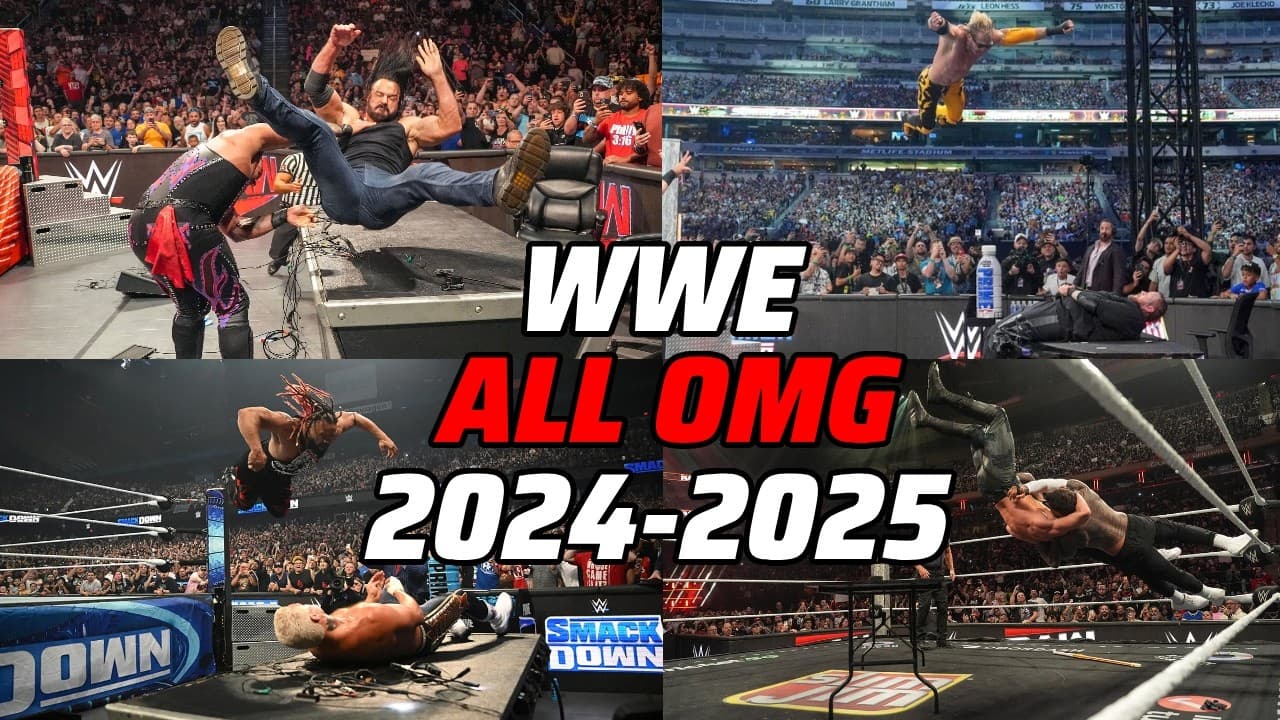 WWE All Omg Spots Compilation (2024-2025)