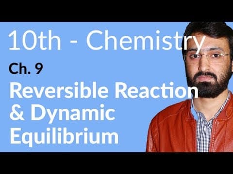 Punjab Board 10th Chemistry Ch. 9 Chemical Equilibrium