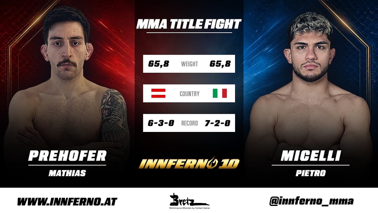 15-Second Finish! Mathias Prehofer vs Pietro Micelli | INNFERNO 10