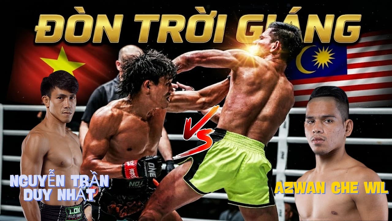 NGUYỄN TRẦN DUY NHẤT TUNG ĐÒN TRỜI GIÁNG TRỪNG TRỊ ĐỐI THỦ MALAYSIA CHE WIL XẤC XƯỢC TẠI ONE 2026-06-26 00:03