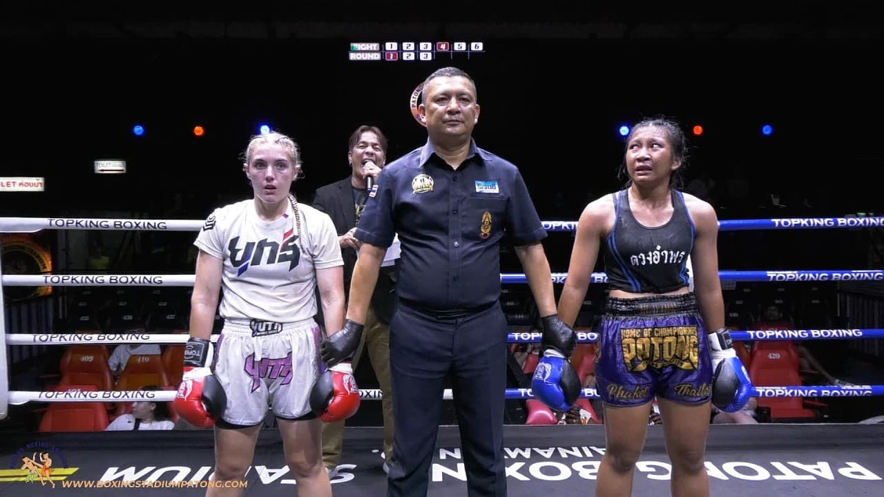 MARTINA BURLATO PHUKET FIGHT CLUB VS DUANGAMPORN JAREMUAYTHAI