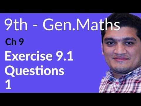 Punjab Board 9th General Mathematics Ch. 9 Linear Graphs