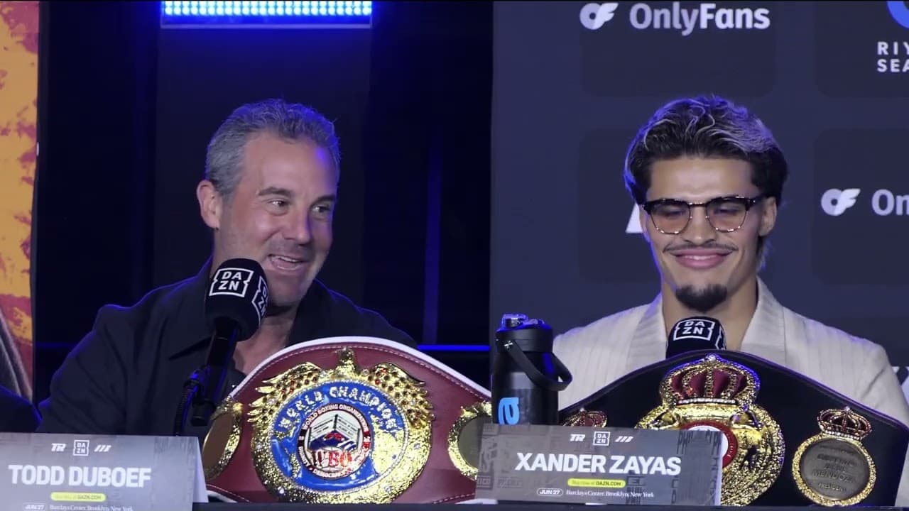 Xander Zayas vs. Jaron 'Boots' Ennis • FULL FINAL PRESS CONFERENCE | DAZN Boxing