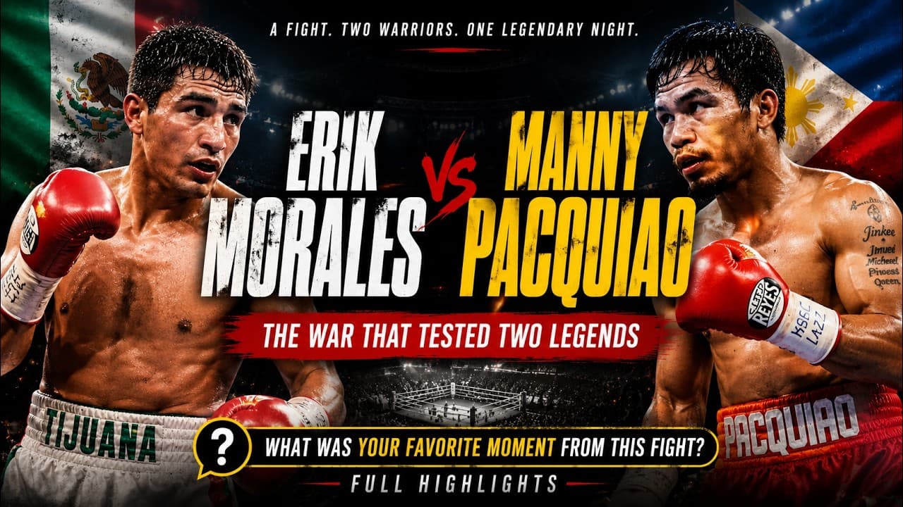 Erik Morales vs Manny Pacquiao 1 | The War That Tested Two Legends | Boxing Documentary
