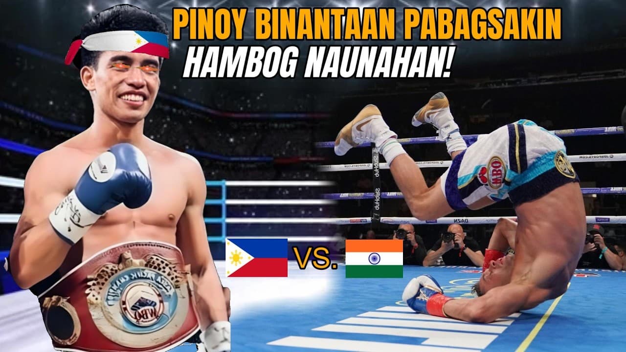 PINOY MINALIIT AT BINANTAAN PABAGSAKIN! HAMBOG NAUNAHAN!