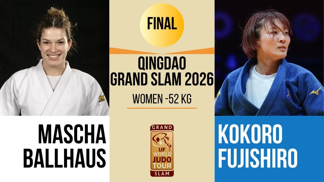 Mascha BALLHAUS VS Kokoro FUJISHIRO | Qingdao Grand Prix 2026 | GOLD -52 kg