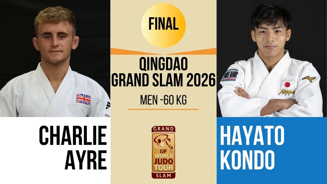 Charlie AYRE VS Hayato KONDO | Qingdao Grand Prix 2026 | GOLD -60 kg