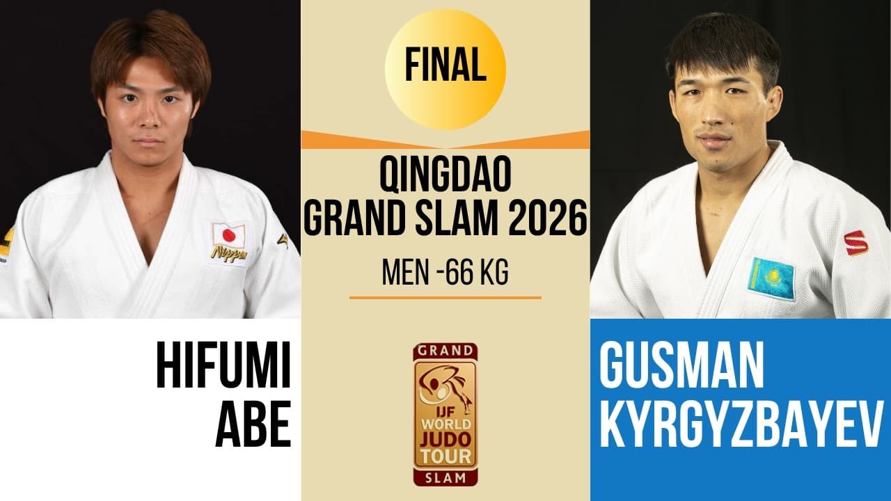 Hifumi ABE VS Gusman KYRGYZBAYEV | Qingdao Grand Prix 2026 | GOLD -66 kg