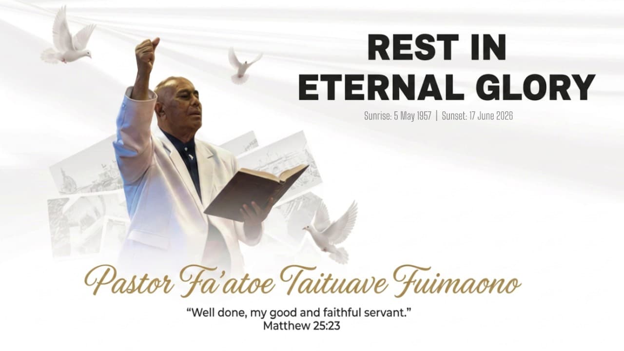 Rest in Glory Pastor Fa'atoe Taituave Fuimaono | Funeral Service and Burial