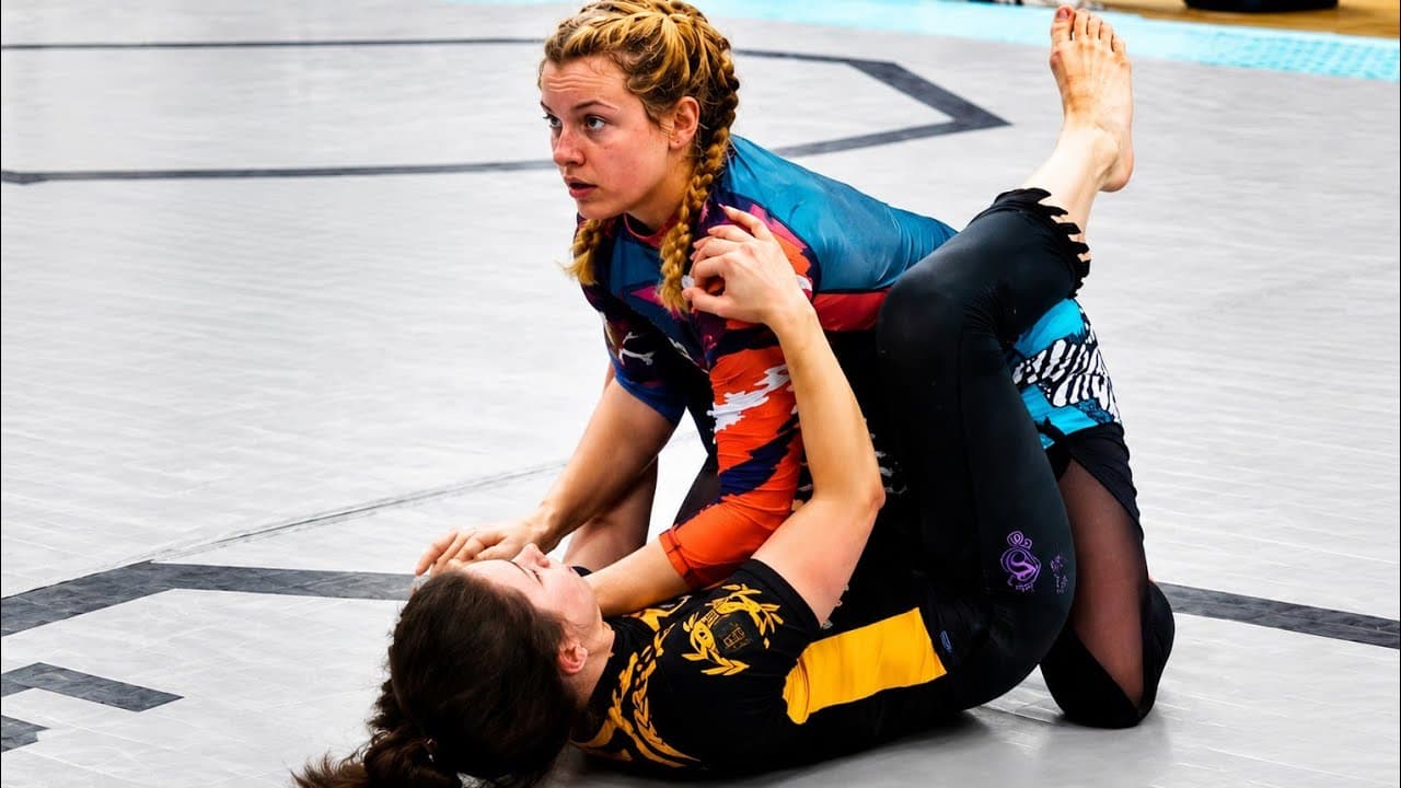 Girl vs Girl BJJ Grappling Match | Intense Ground Battle | Amazing Skills 🔥
