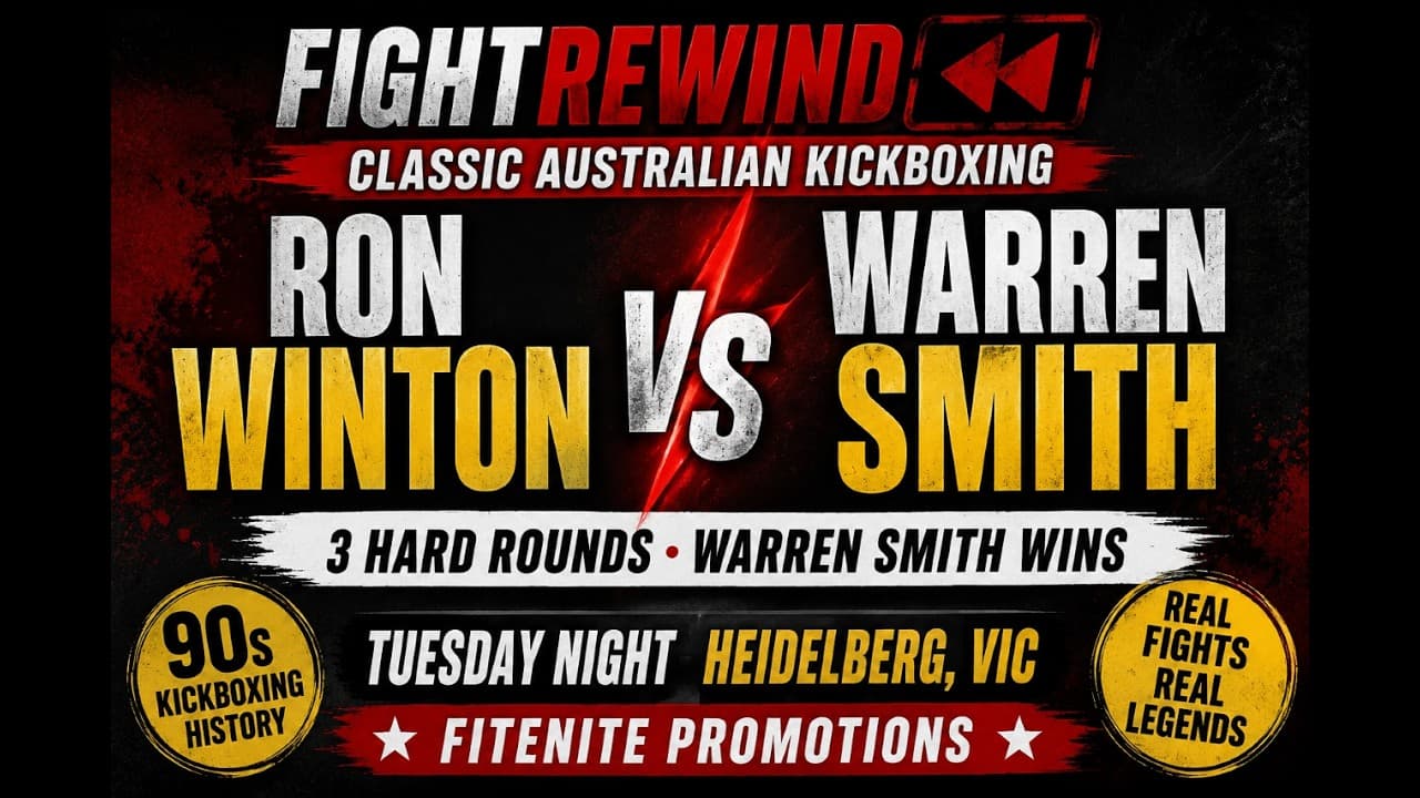 🥊 RON WINTON vs WARREN SMITH 🥊
