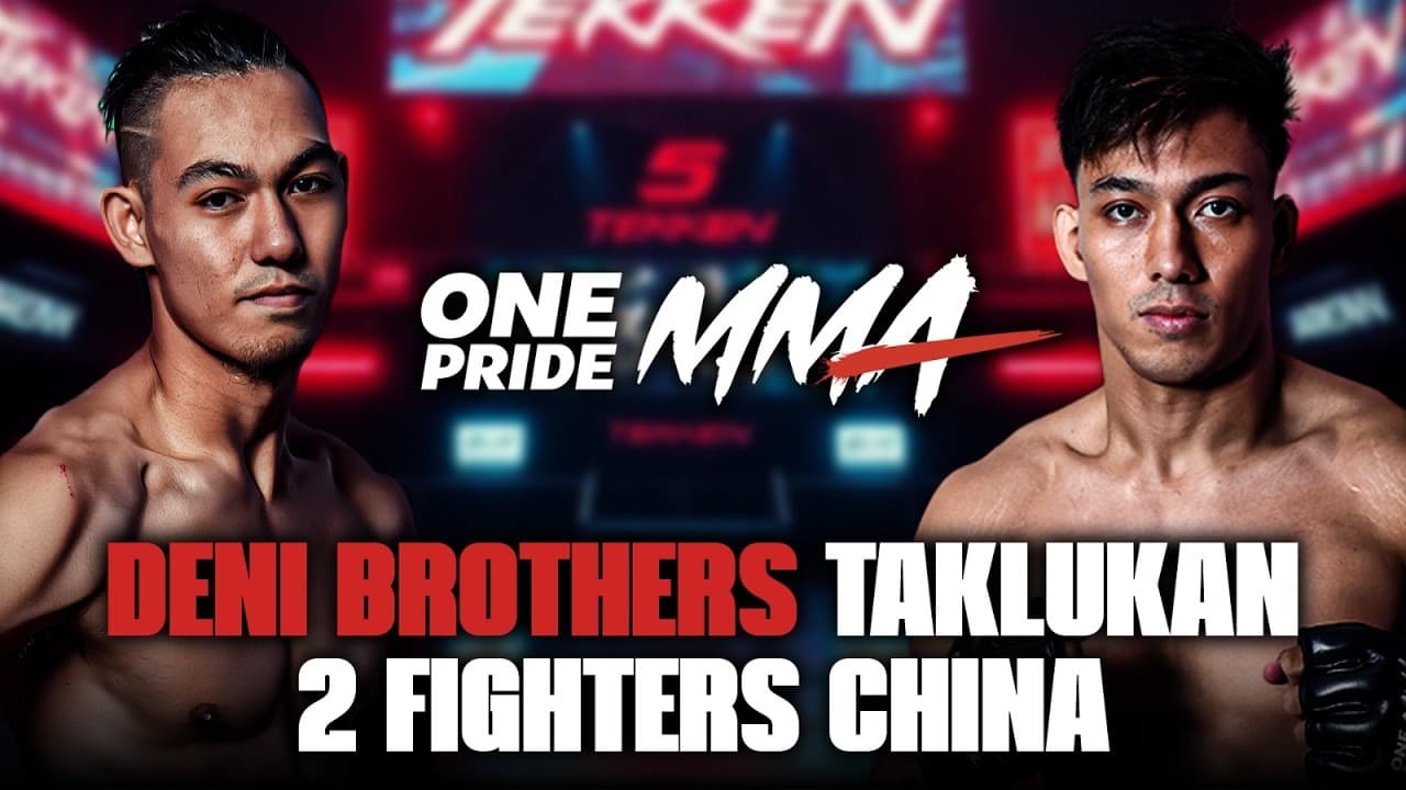 Dominasi Deni Arif & Deni Daffa Taklukan Petarung Cina di One Pride MMA 88