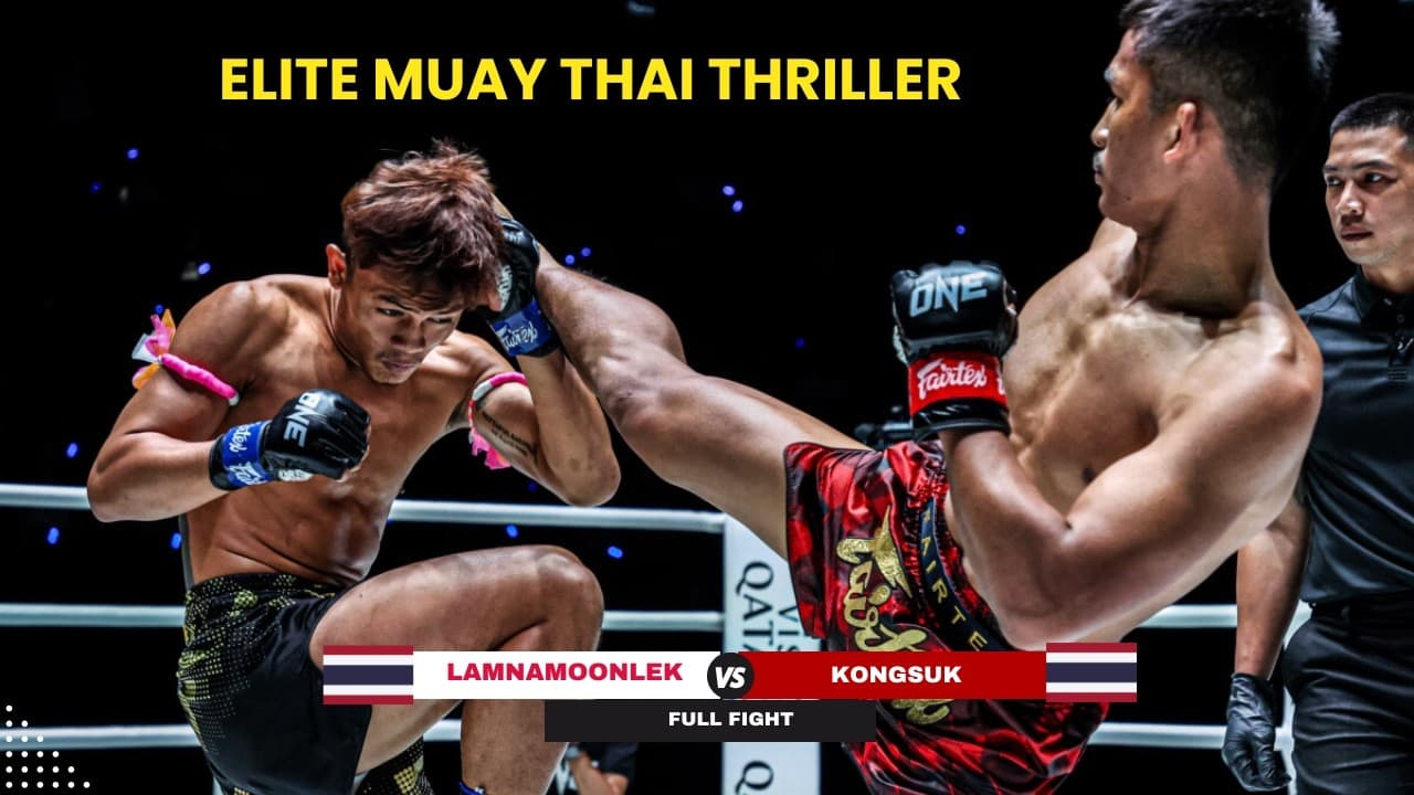 FLYWEIGHT BOXING SHOCKER! Kongsuk 🇹🇭 drops Lamnamoonlek 🇹🇭 in a furious Round 2 dogfight