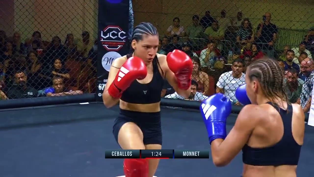 🚨 MUJERES AL LÍMITE 😱 Ceballos 🇨🇴 vs Monnet 🇫🇷 | KICKBOXING BRUTAL 💥
