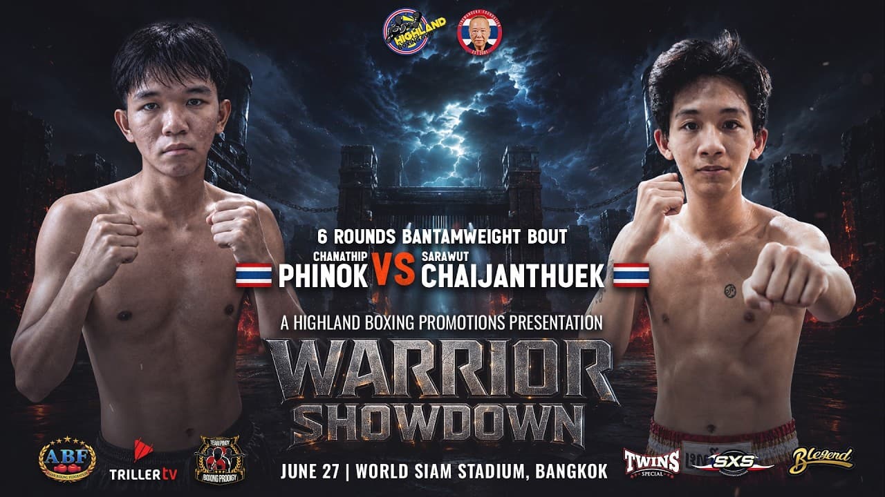 Chanathip Phinok 🇹🇭 vs Sarawut Chaijanthuek 🇹🇭 | 6 Rounds Bantamweight Bout | June 27, 2026