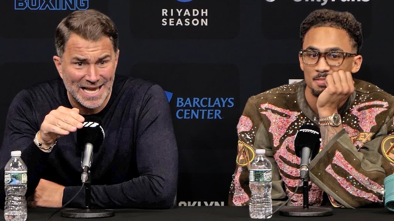 HEATED! Eddie Hearn SNAPS At Reporter Over Ben Whittaker!
