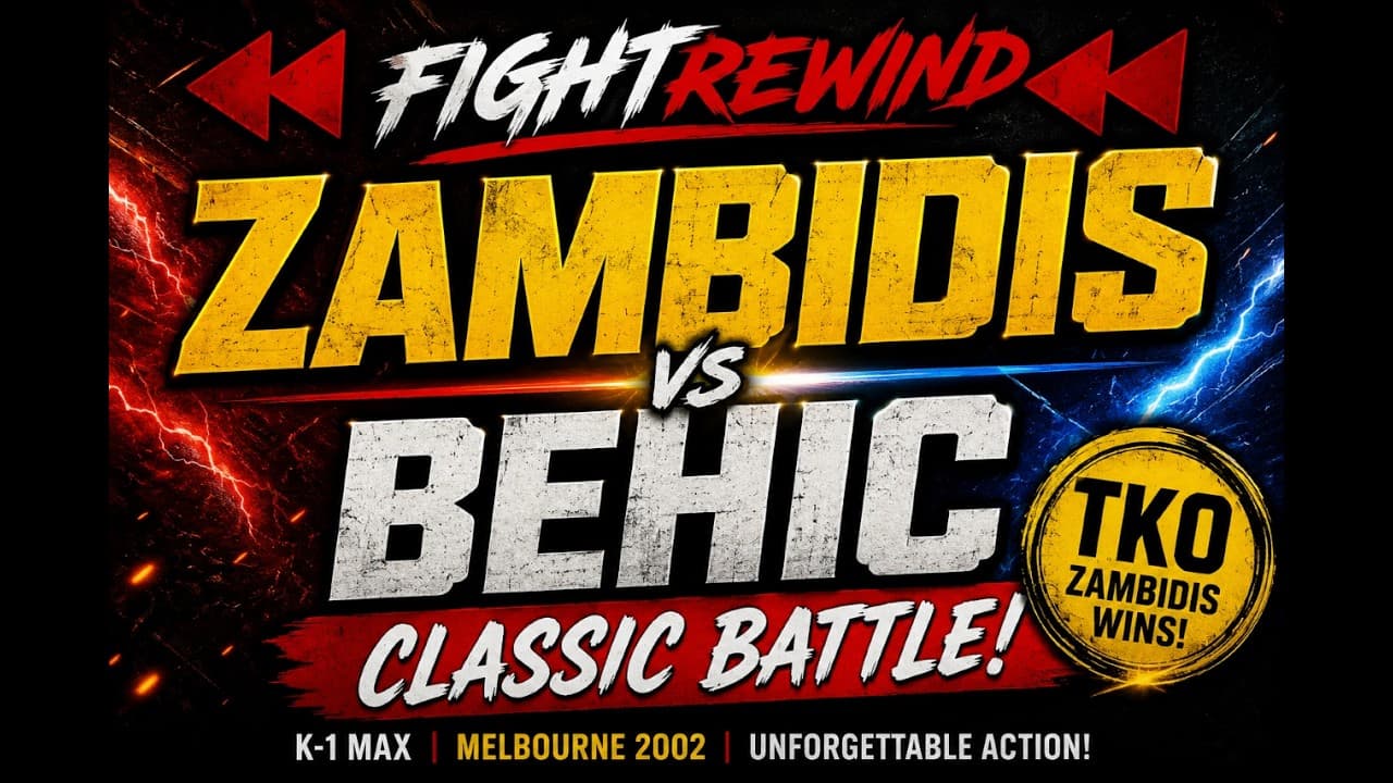 🥊 MICHAEL ZAMBIDIS vs JENK BEHIC 🥊