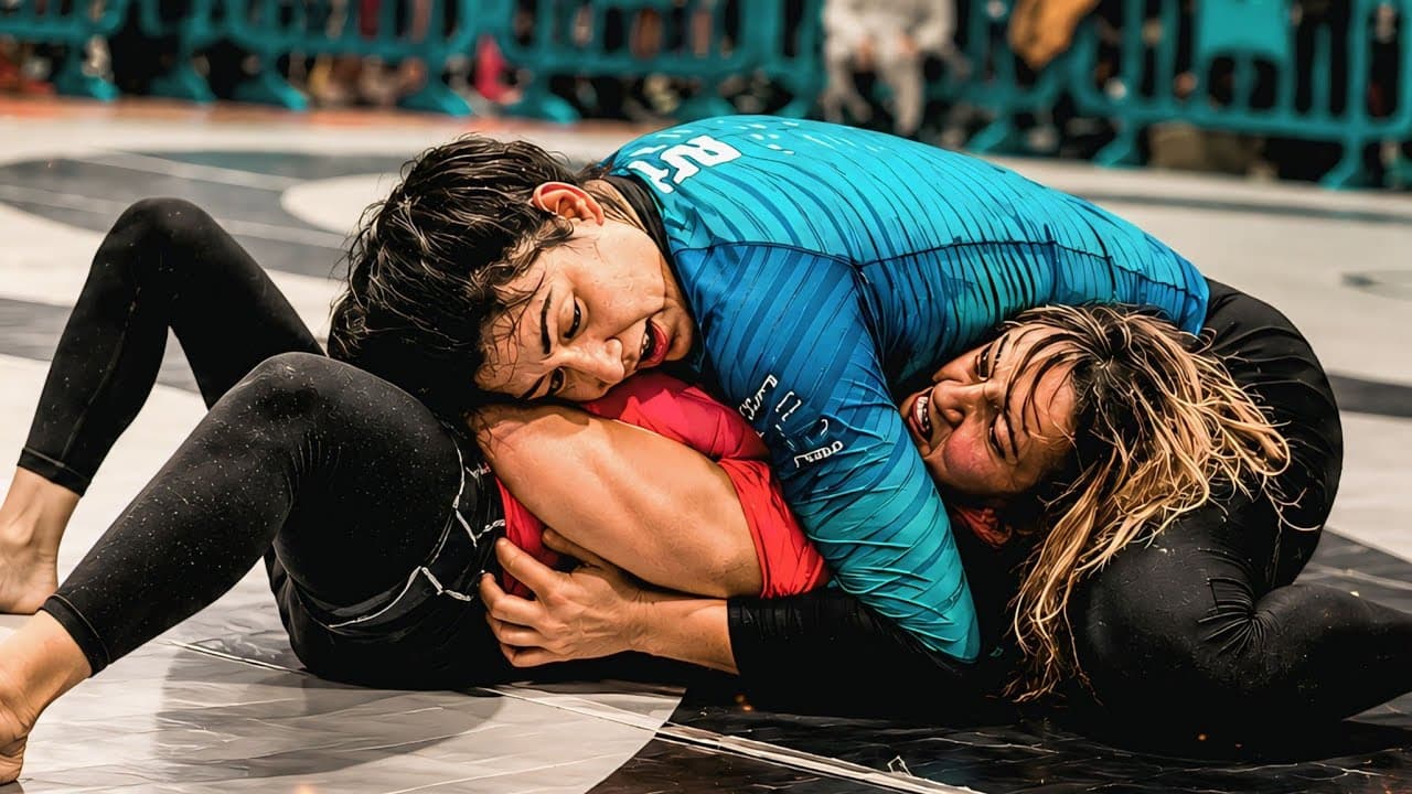 Girl vs Girl Grappling | Intense BJJ Match 😱 | Amazing Submission Battle