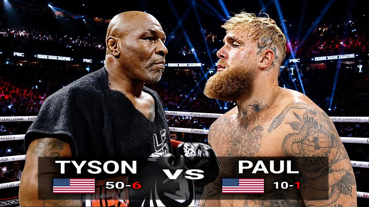 Mike Tyson (USA) vs Jake Paul (USA) | Boxing Fight Highlights HD