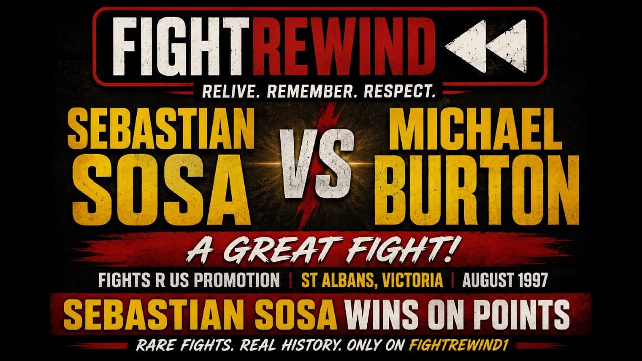 🥊 SEBASTIAN SOSA vs MICHAEL BURTON 🥊