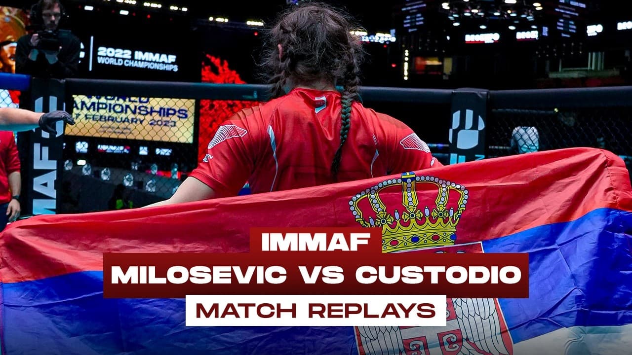 Nina Nikolija Milosevic vs. Mercedes Custodio Lopez | FULL FIGHT | 2022 IMMAF World Championships