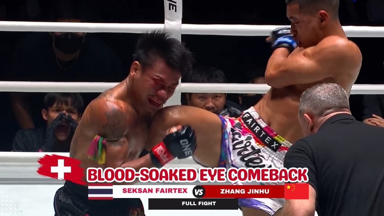 BRUTAL EYE INJURY COMEBACK! Seksan 🇹🇭 scores dramatic Round 3 knockdown vs Zhang Jinhu 🇨🇳