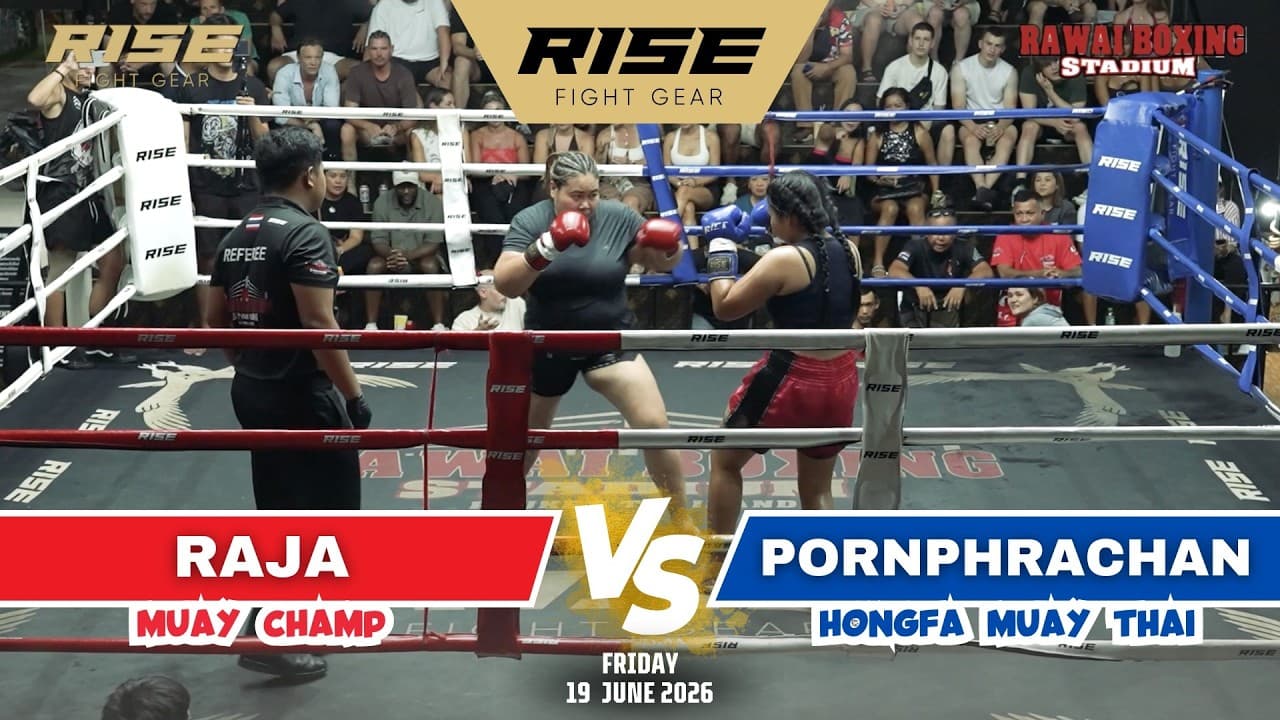 🇸🇬 Singapore vs Thailand 🇹🇭 | RAJA (Muay Champ) vs PORNPHRACHAN (Hongfa Muay Thai)