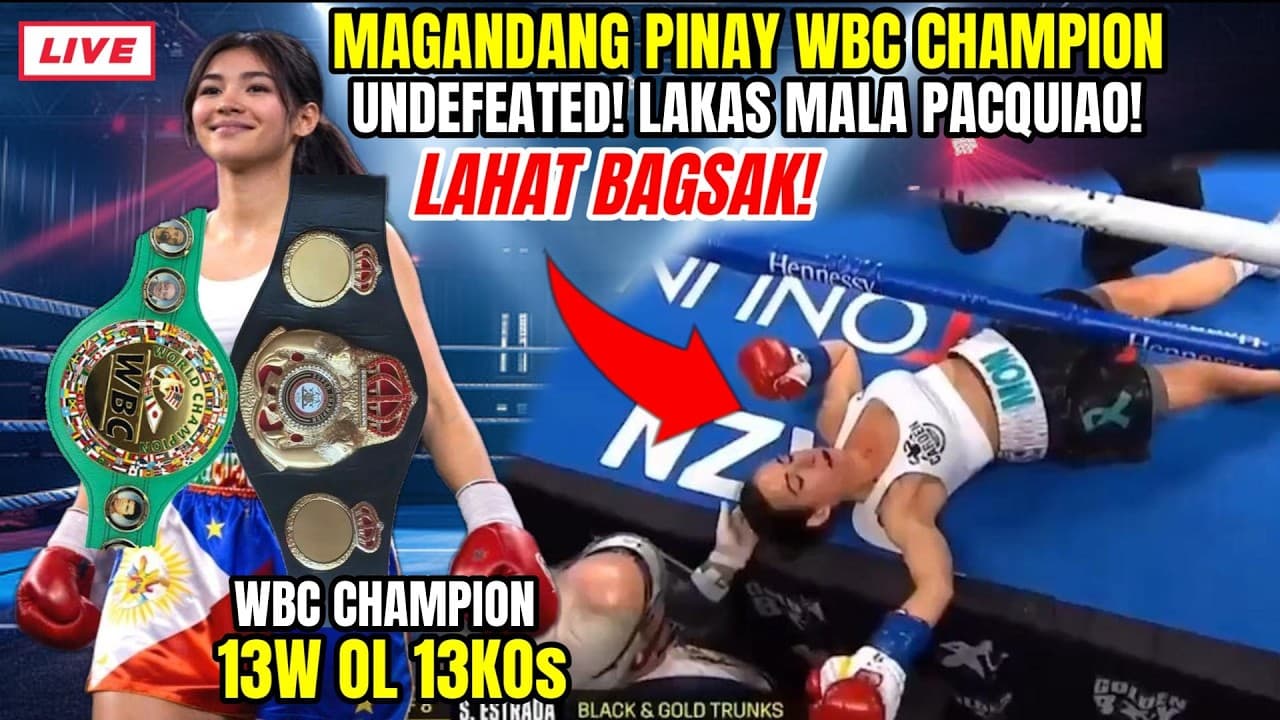 MAGANDANG PINOY WBC CHAMPION! LAHAT BAGSAK 13W OL 13KOs LAKAS MALA PACQUIAO!