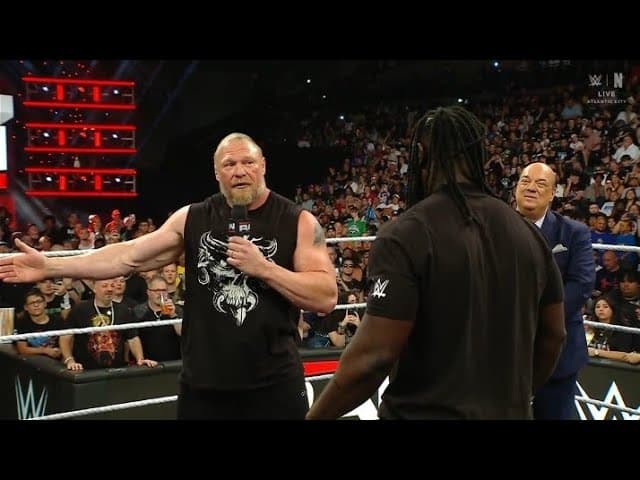 Brock Lesnar confronts Oba Femi _WWE Raw 29 June 2026